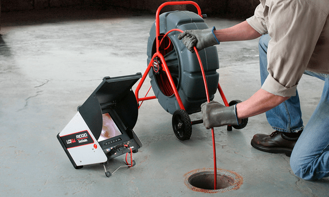 Video Pipe Inspection in Ider